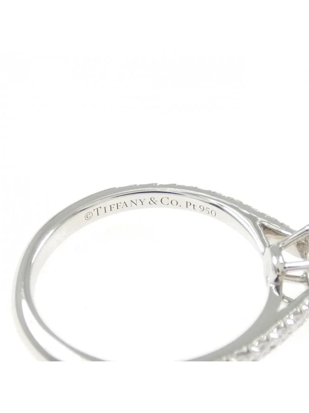 Tiffany & Co Soleste Emerald Cut Ring 0.20ct